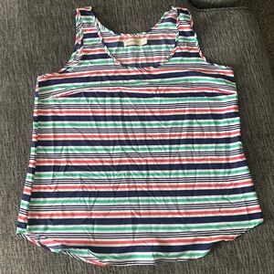 Faded  glory, striped shirt, large 12-14